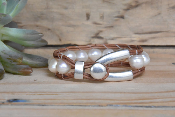 Large Freshwater Pearl Bracelet