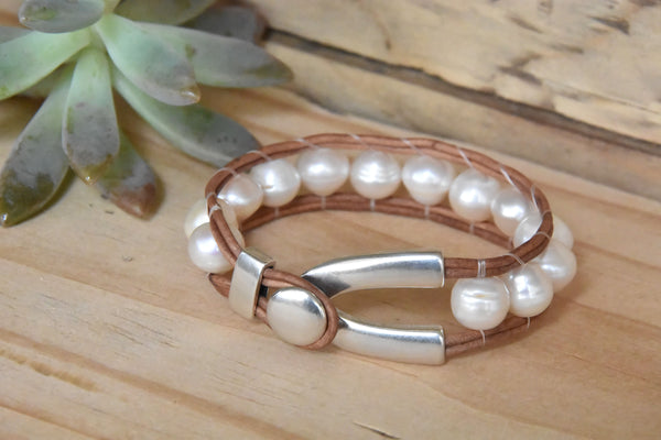 Large Freshwater Pearl Bracelet