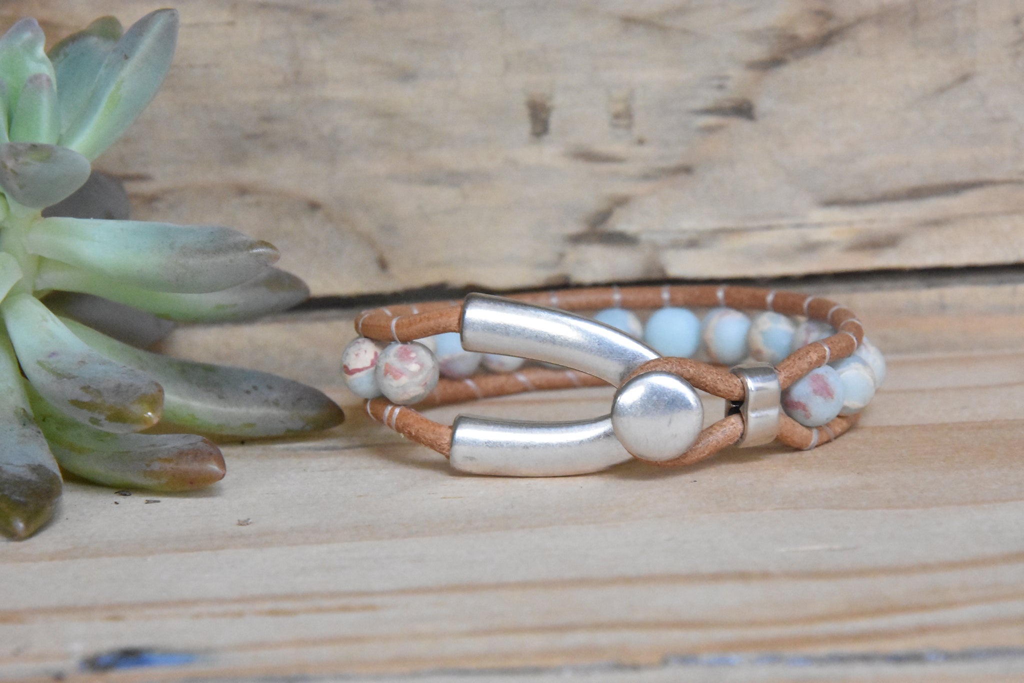 Blue Jasper Bracelet