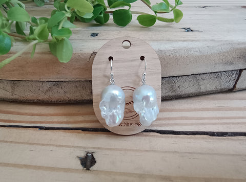 Freshwater Fireball Earrings