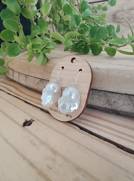Freshwater Fireball Earrings