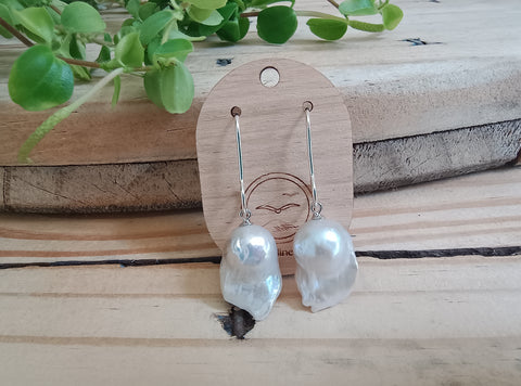Fireball Pearl Earrings