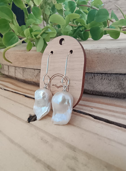 Fireball Pearl Earrings