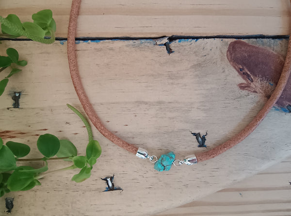 Rough Turquoise Necklace