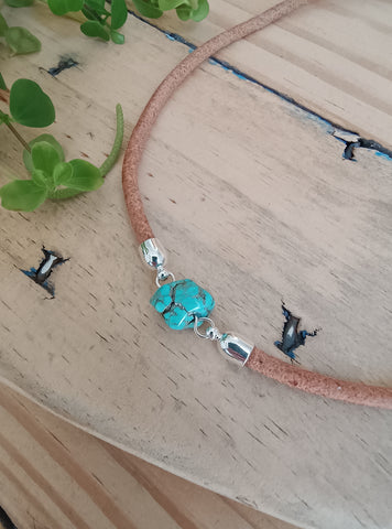 Rough Turquoise Necklace