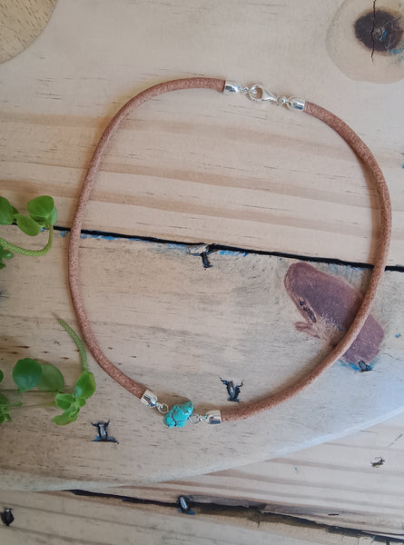 Rough Turquoise Necklace