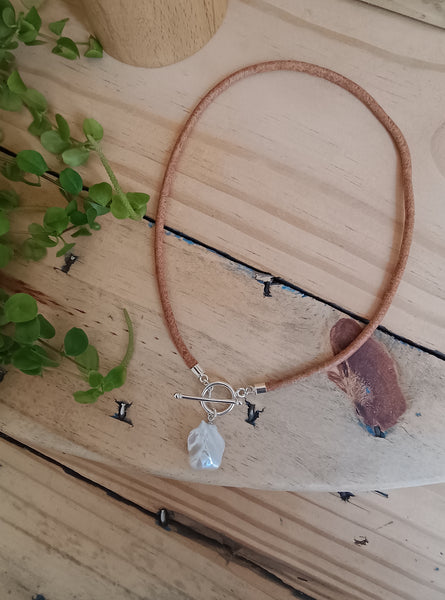 Baroque Pearl Toggle Neckalce