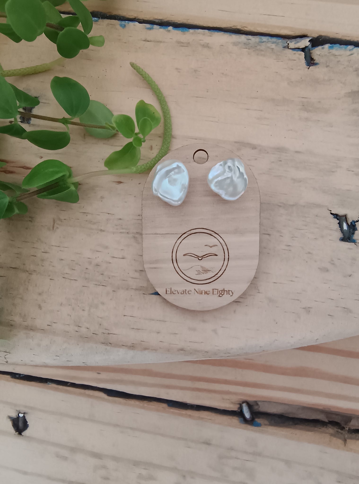 Baroque Pearl Studs
