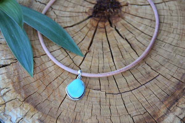 Leather & Turquoise Necklace