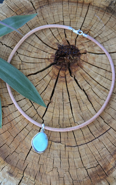 Leather & Turquoise Necklace