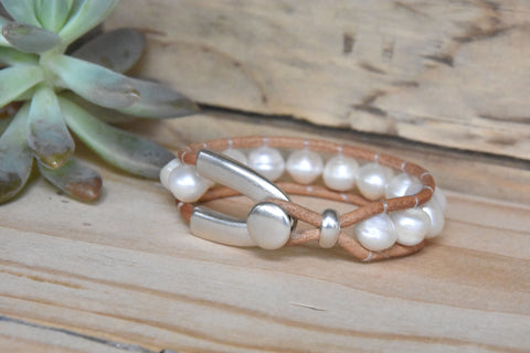 Large Pearl Bracelet