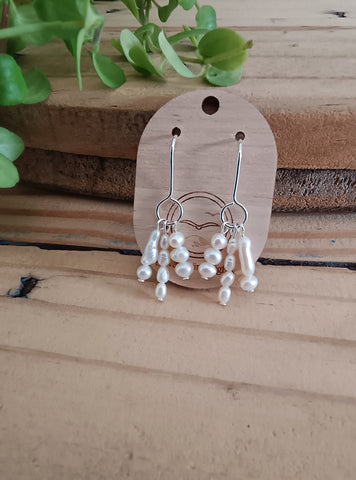 Multi Pearl Earring
