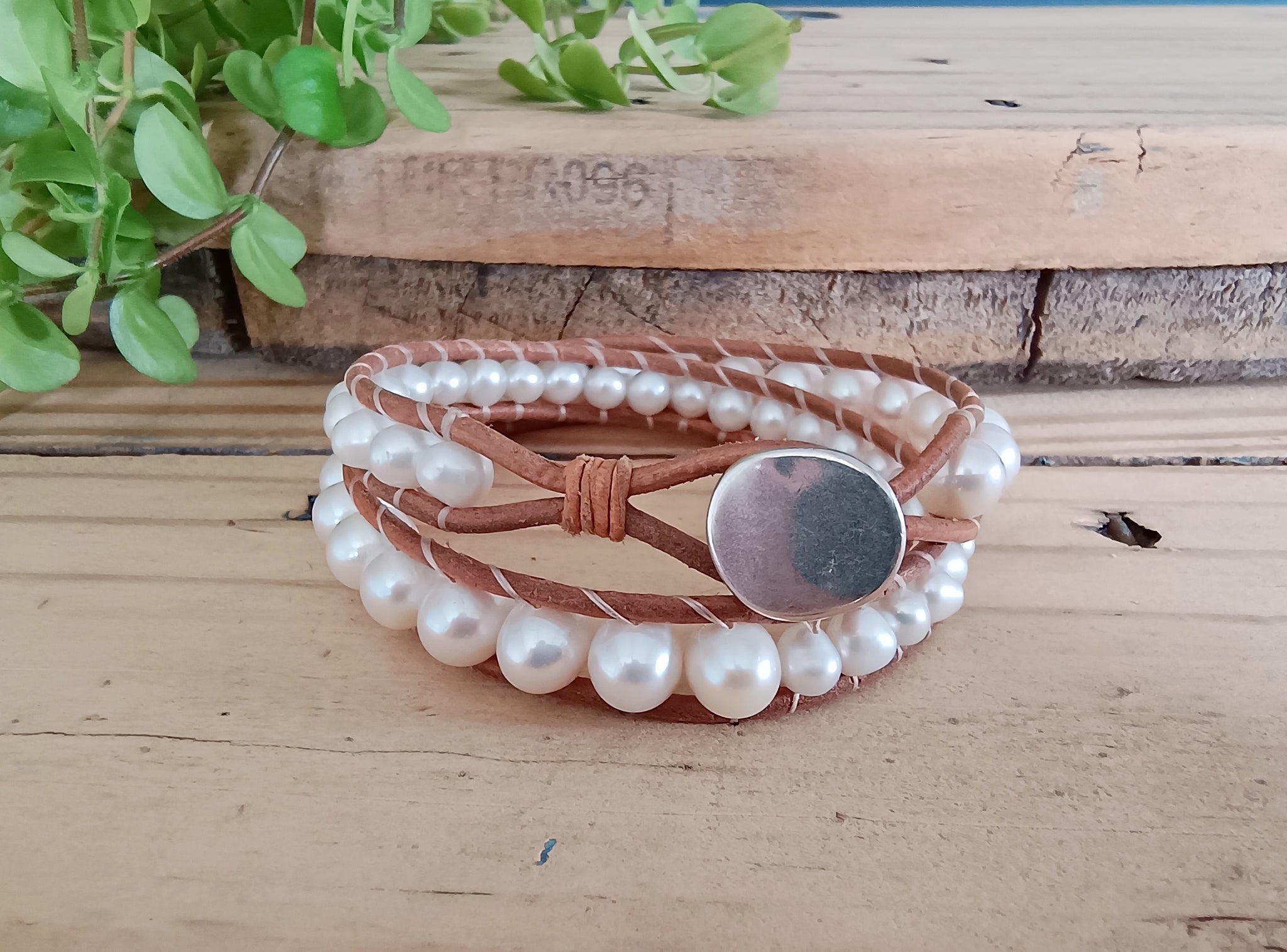 Freshwater Pearl Wrap Bracelet